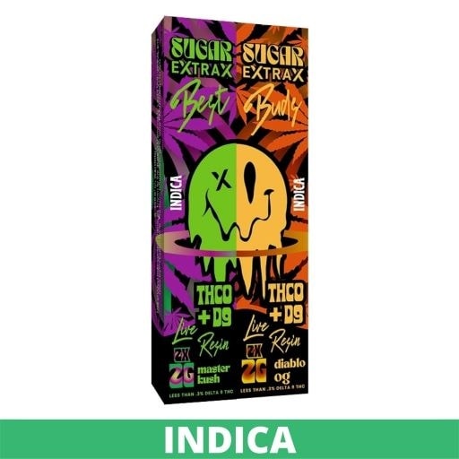 Live Resin Delta 9 Disposable Vape Combo Pack - Delta Extrax 2g (3 Flavors)