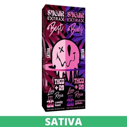 Live Resin Delta 9 Disposable Vape Combo Pack - Delta Extrax 2g (3 Flavors)