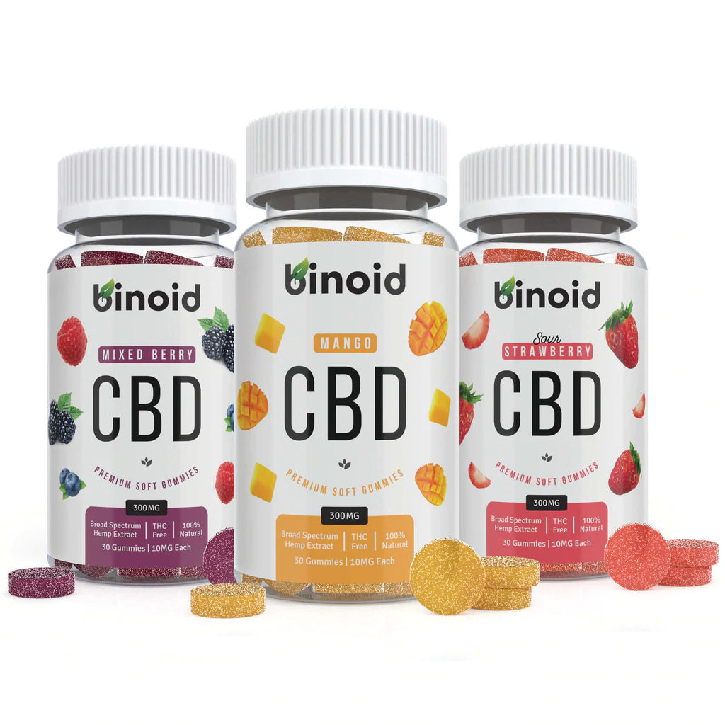 CBD Gummies 300MG (3 Flavors)