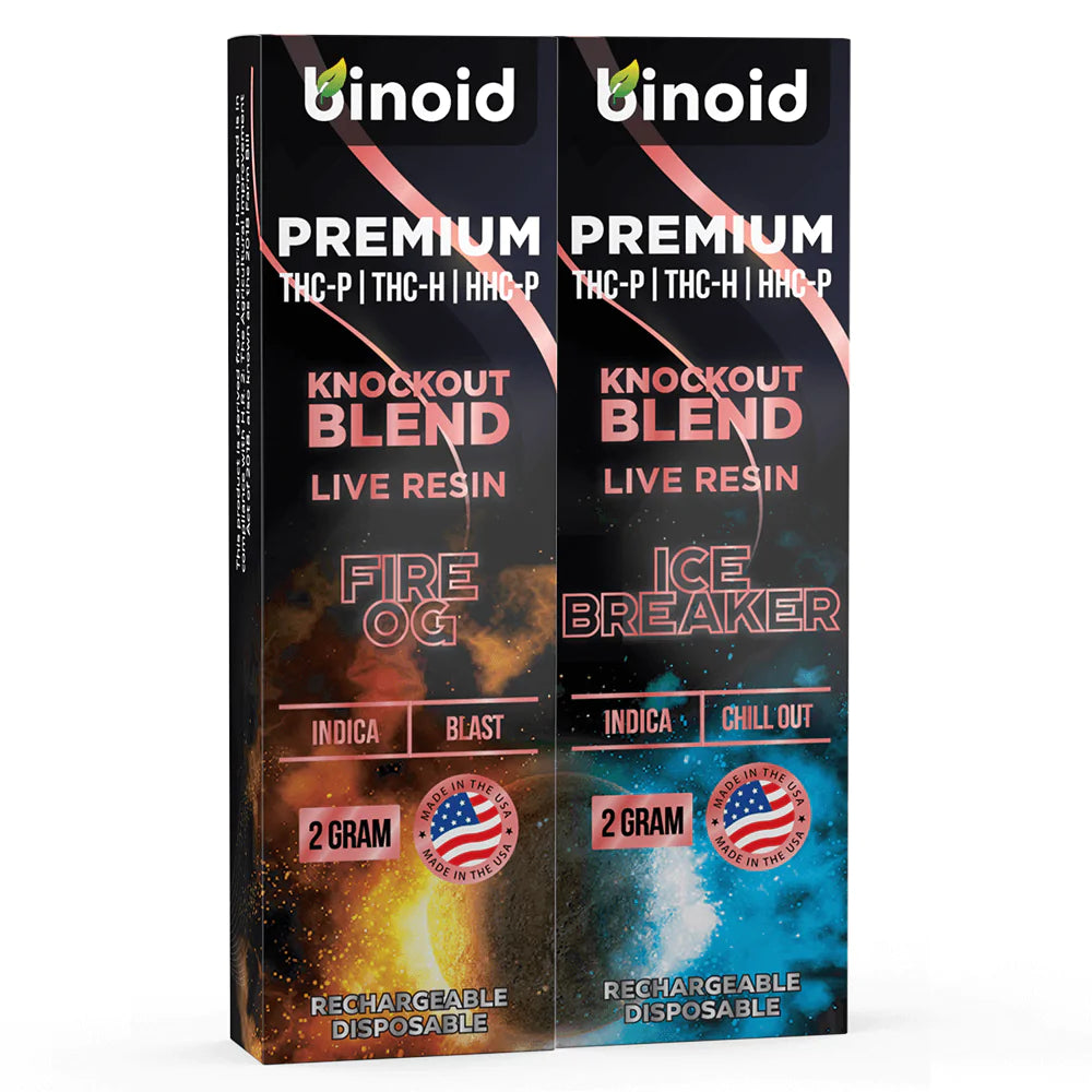 Knockout Blend Live Resin Disposable - 2 Gram (2 Sizes) (2 Flavors)