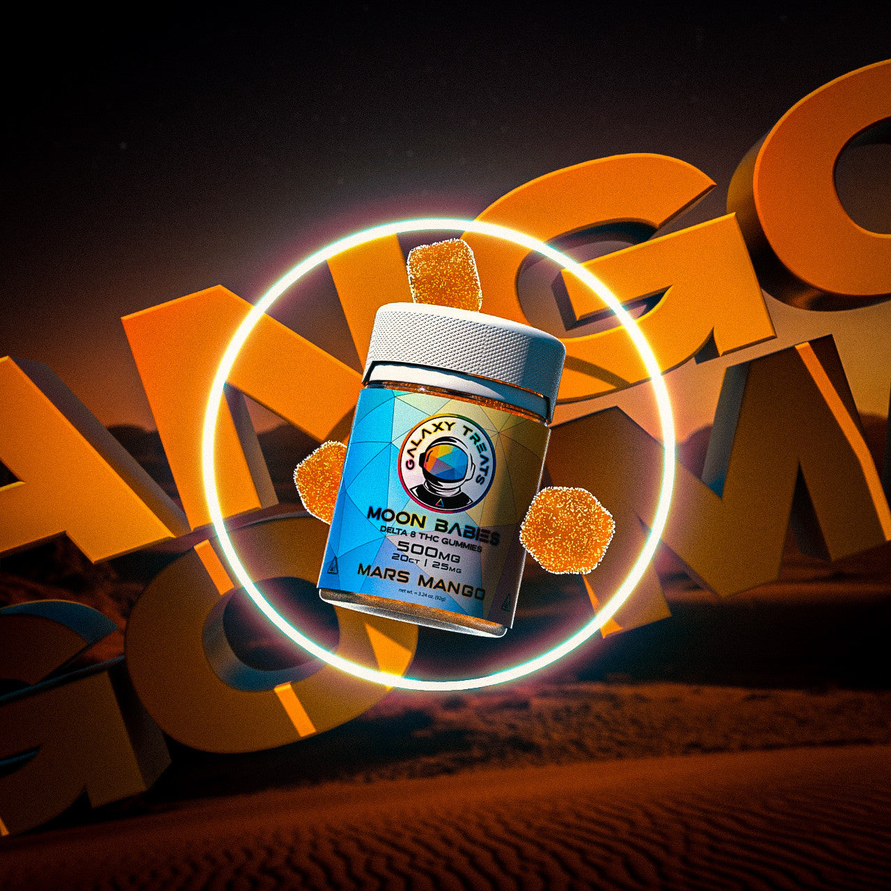 Galaxy Treats Moon Babies | 500mg Delta 8 (3 Flavors)