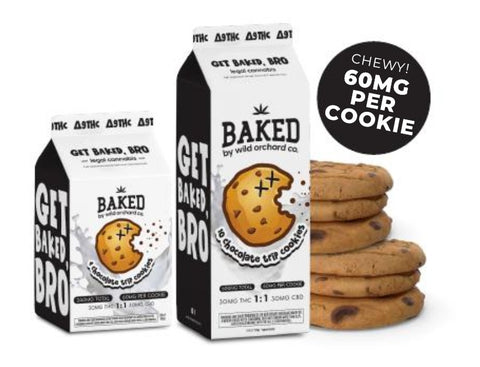 Baked Delta-9 Chocolate Trip - Cookies 4pk/10pk - 600mg