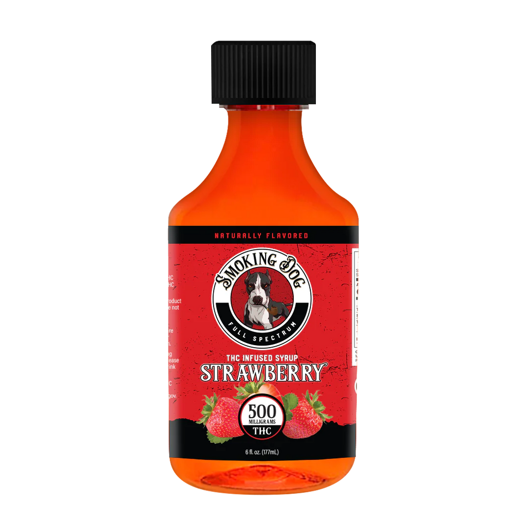 DELTA 9 SYRUP SMOKING DOG - 500MG THC (8 Flavors)