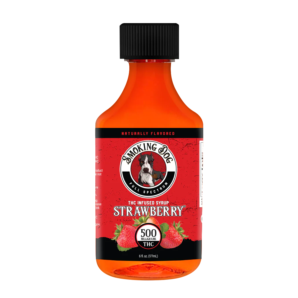 DELTA 9 SYRUP SMOKING DOG - 500MG THC (8 Flavors)